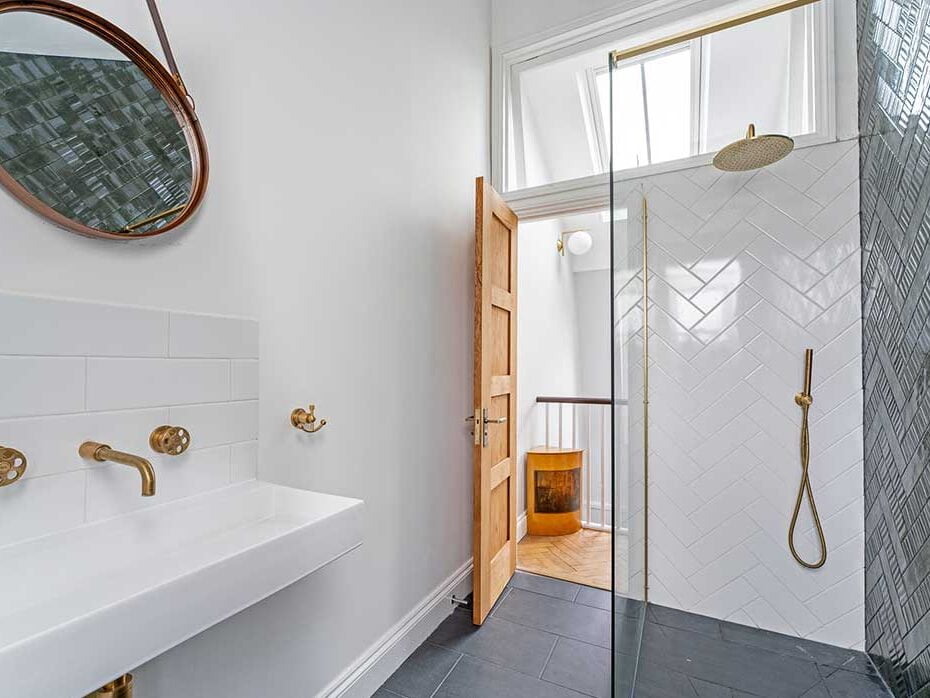 shower room in loft conversion