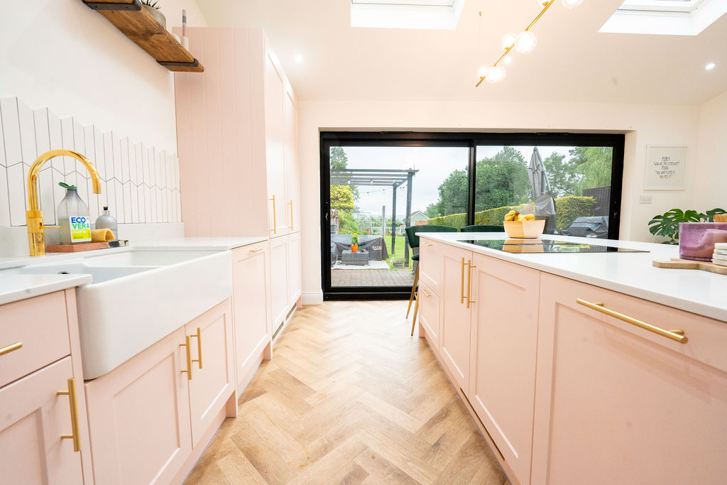 rear extension of semi-detached house
