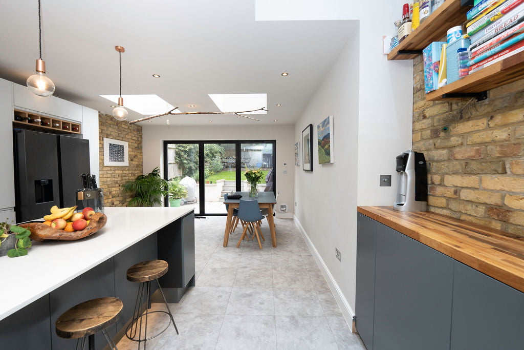open plan kitchen extension