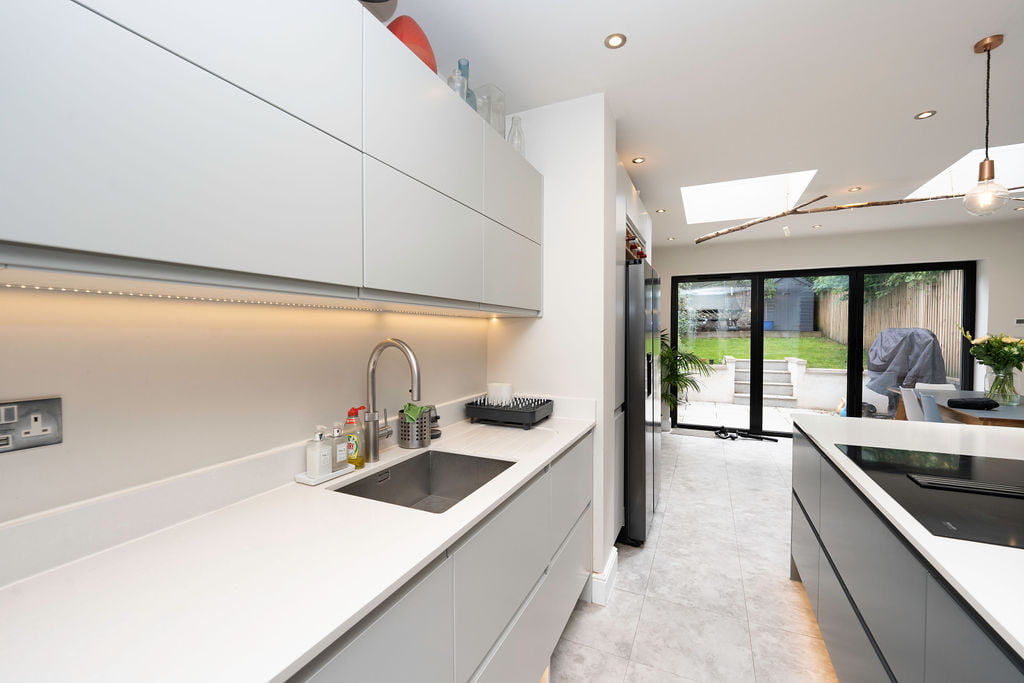 open plan kitchen extension